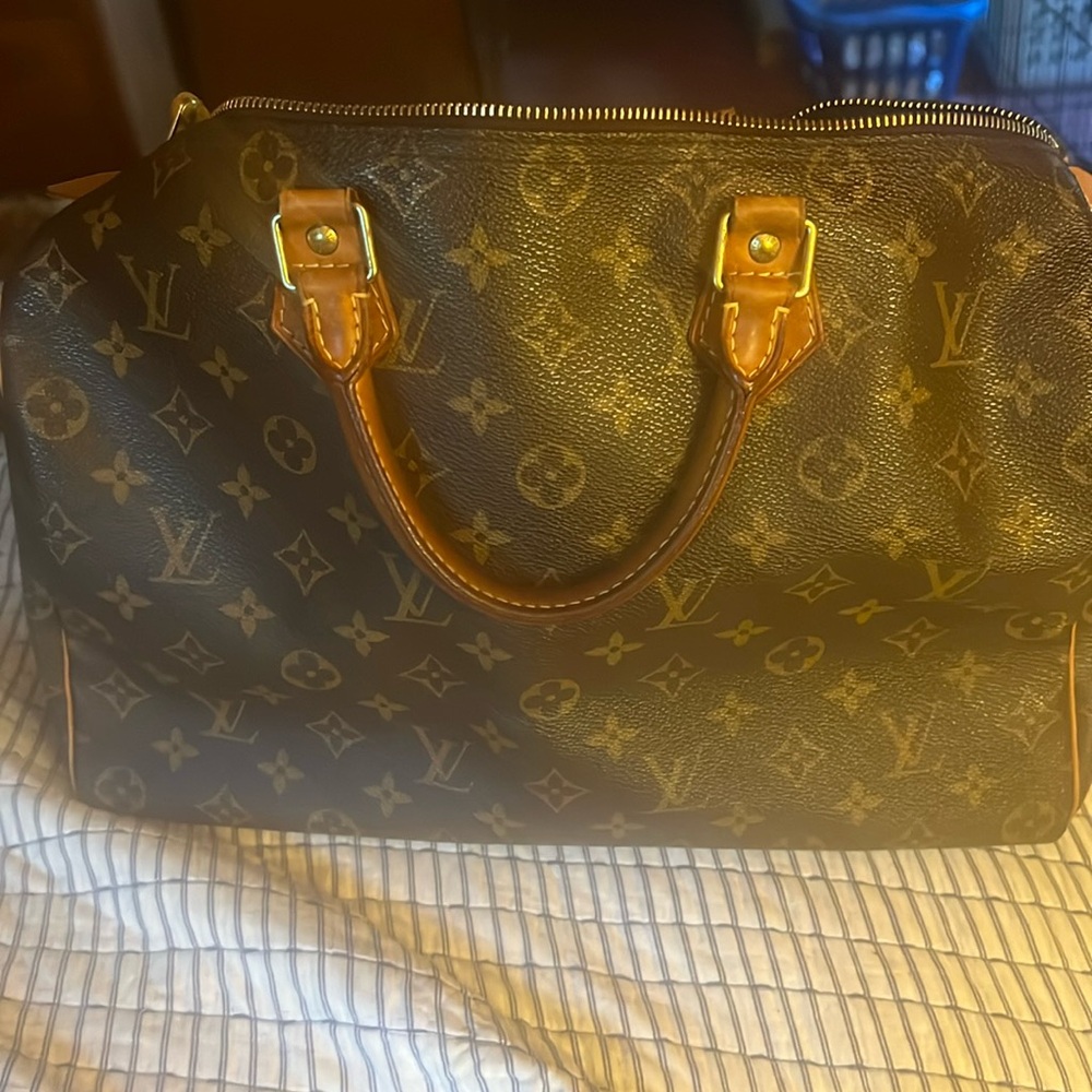 Speedy Bag - Authentic Louis Vuitton Medium Speedy Handbag.